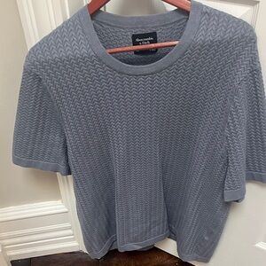 Abercrombie & Fitch Gray Men’s Knit Shirt, Size XL